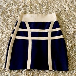 Hervé Leger bodycon zooper skirt